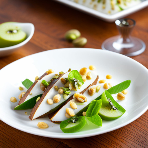 Delicious Kiwi and pistachios dish 93275